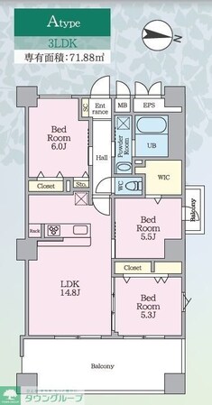 PJツリーネストの物件間取画像